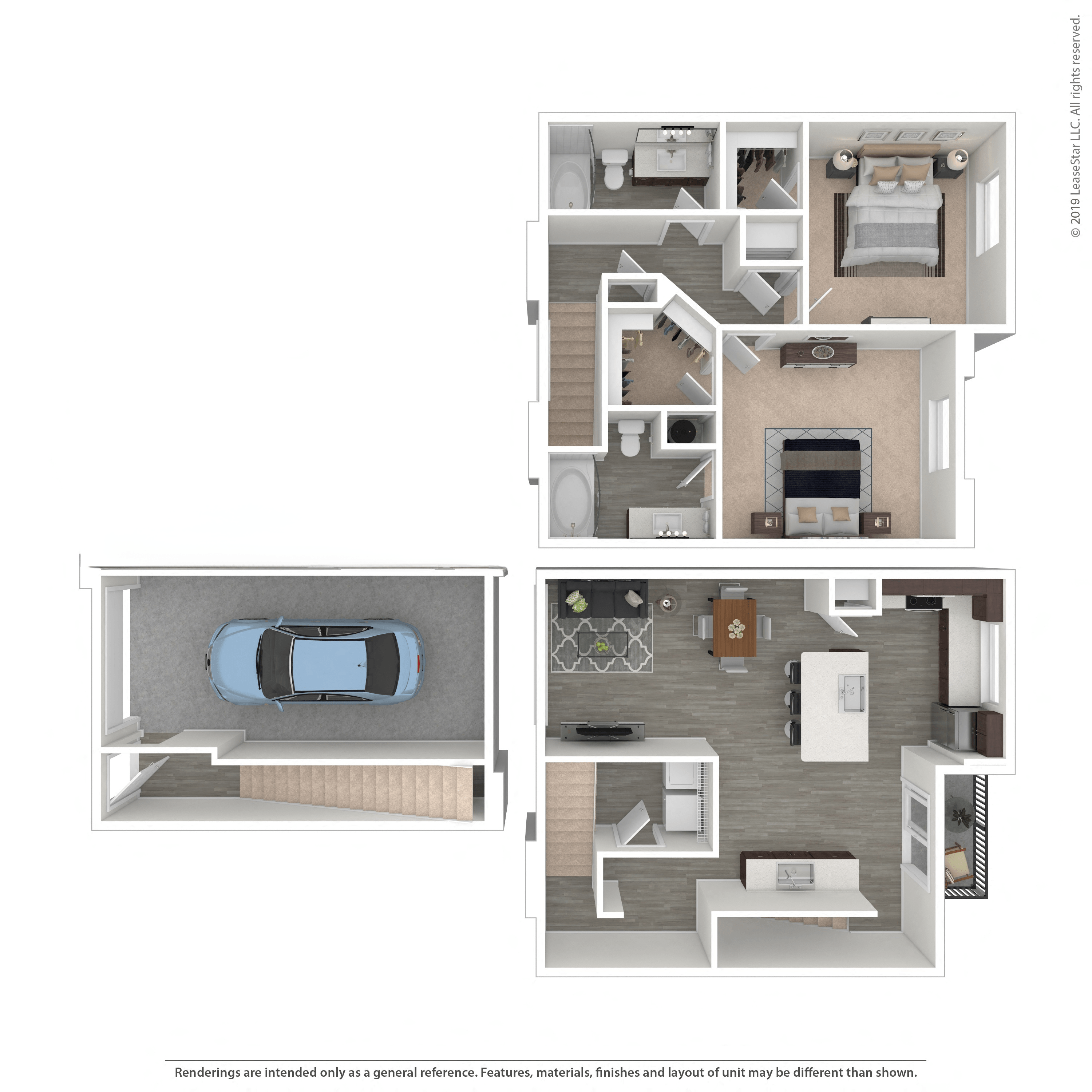B6 Townhome floor plan