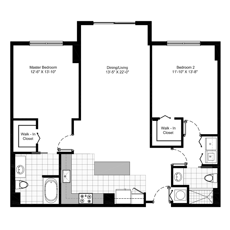 B1 The Ave Package floor plan