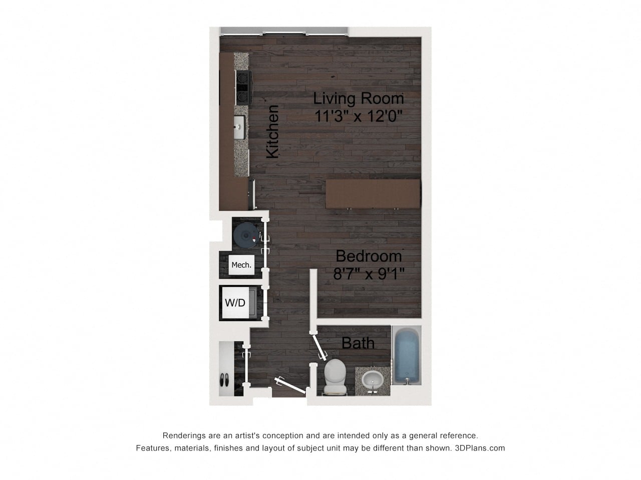 A1 floor plan