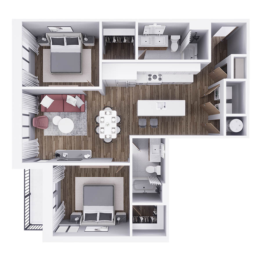 B4 floor plan