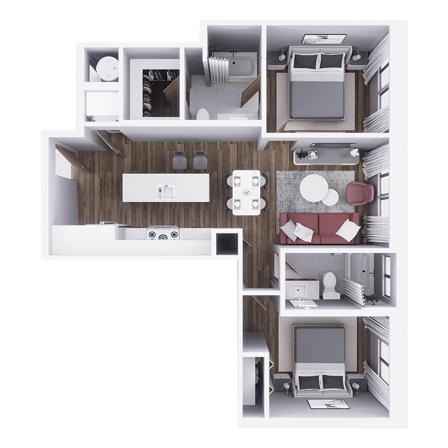 B2 floor plan