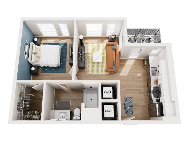 A2 floor plan