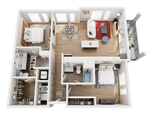 B2 floor plan