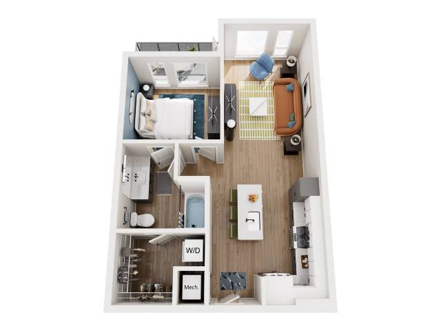 A1 floor plan