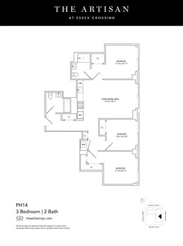 3B1 floor plan