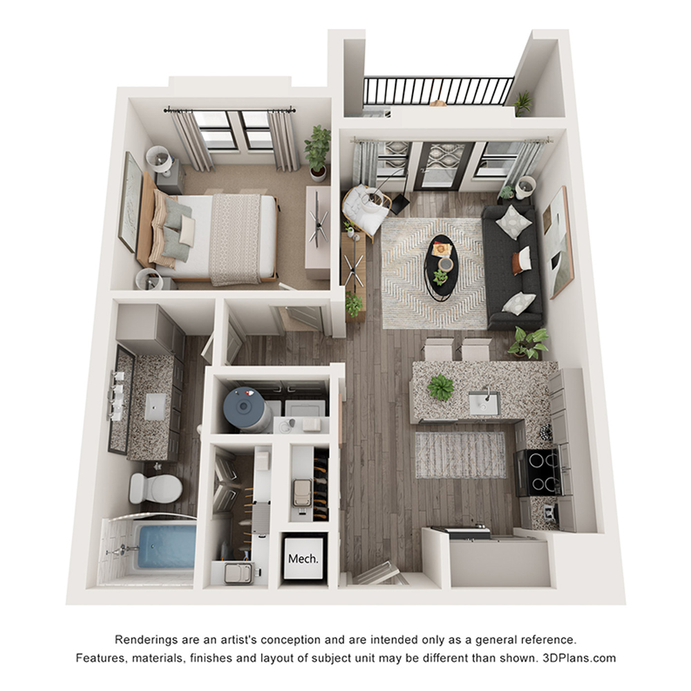 A1 floor plan