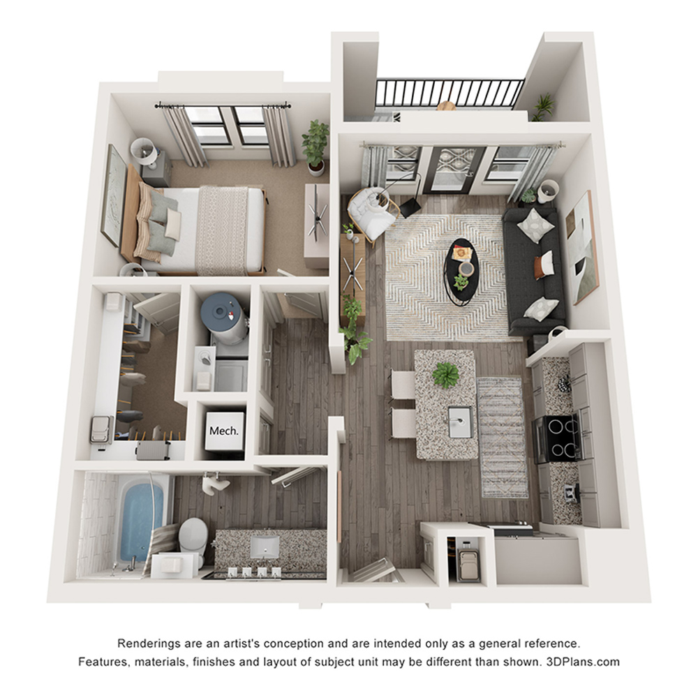 A2 floor plan