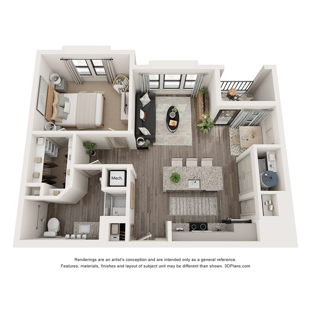 A3B floor plan