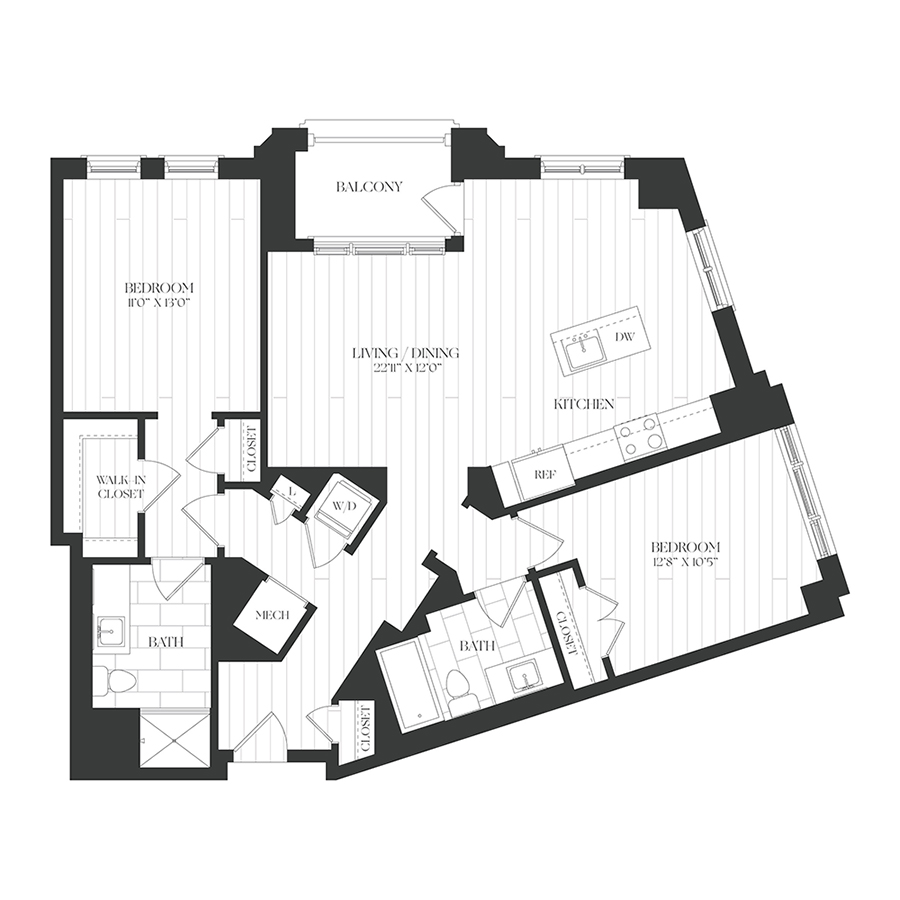 2B-2A floor plan