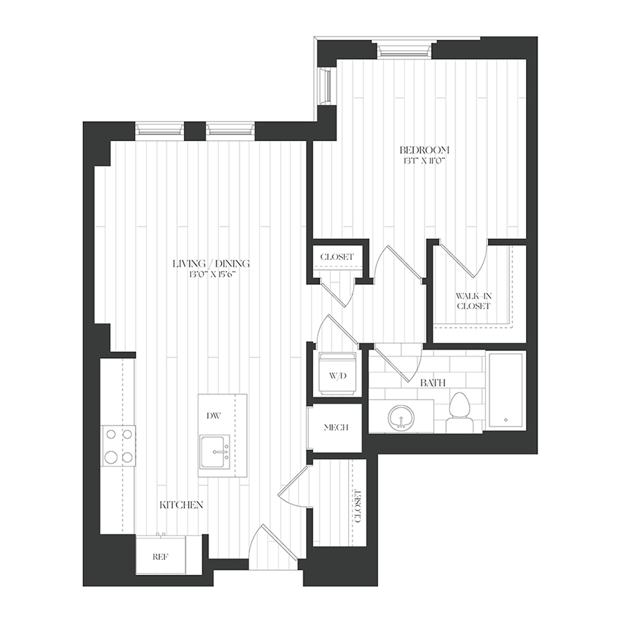 1B-2 floor plan