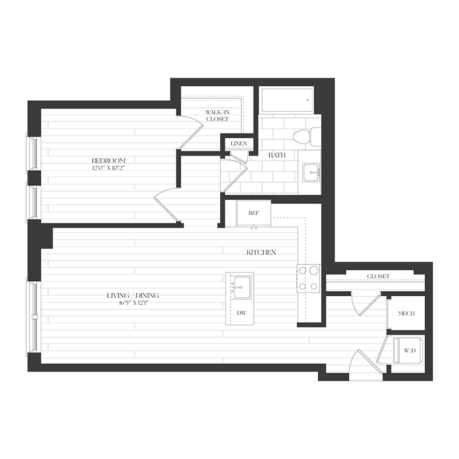 1B-6 floor plan