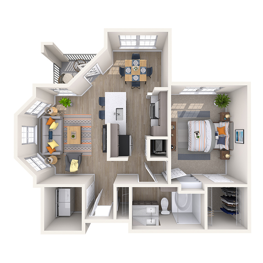 A2 floor plan