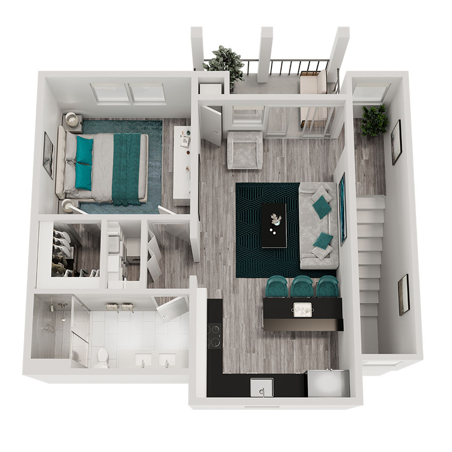 A2 floor plan