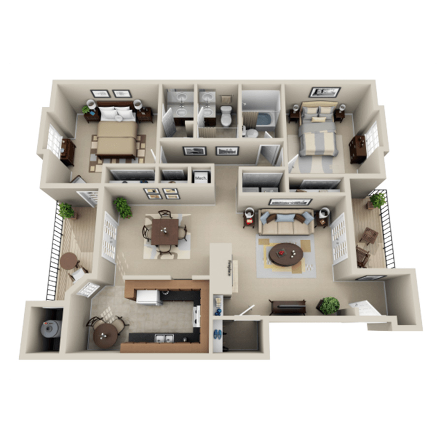 WALKER floor plan