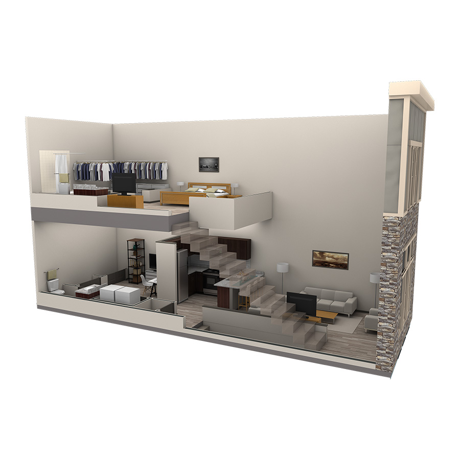 Studio Loft floor plan