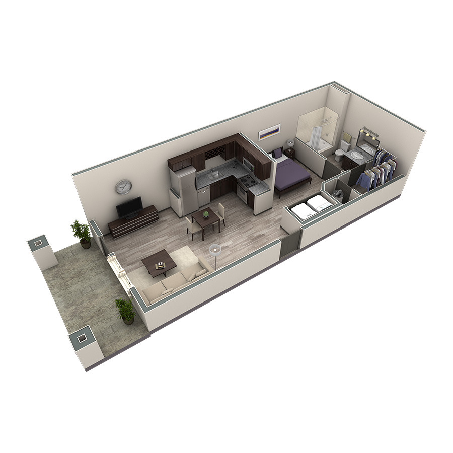 Studio Haven Overlook floor plan
