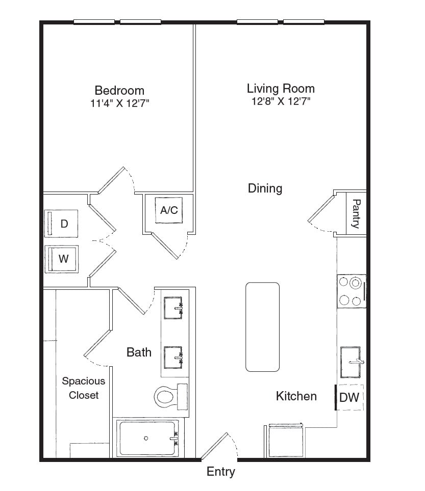 A1 floor plan