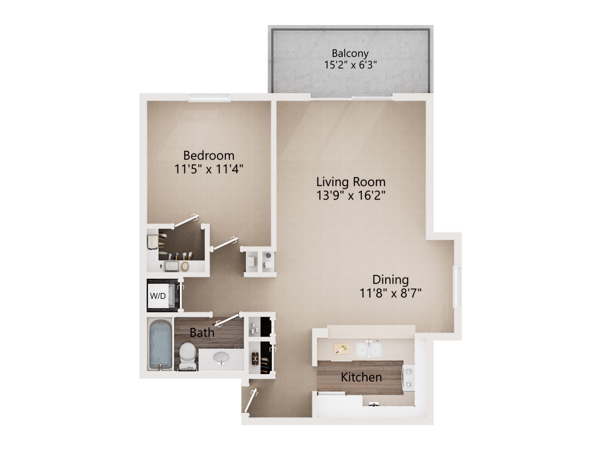 Newport 5 Renovated floor plan