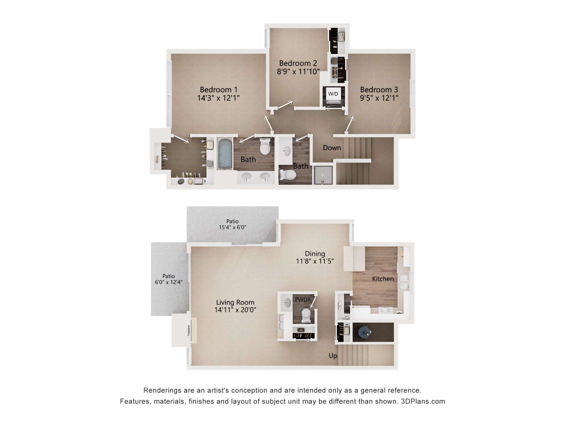 Monarch Bay Renovated floor plan