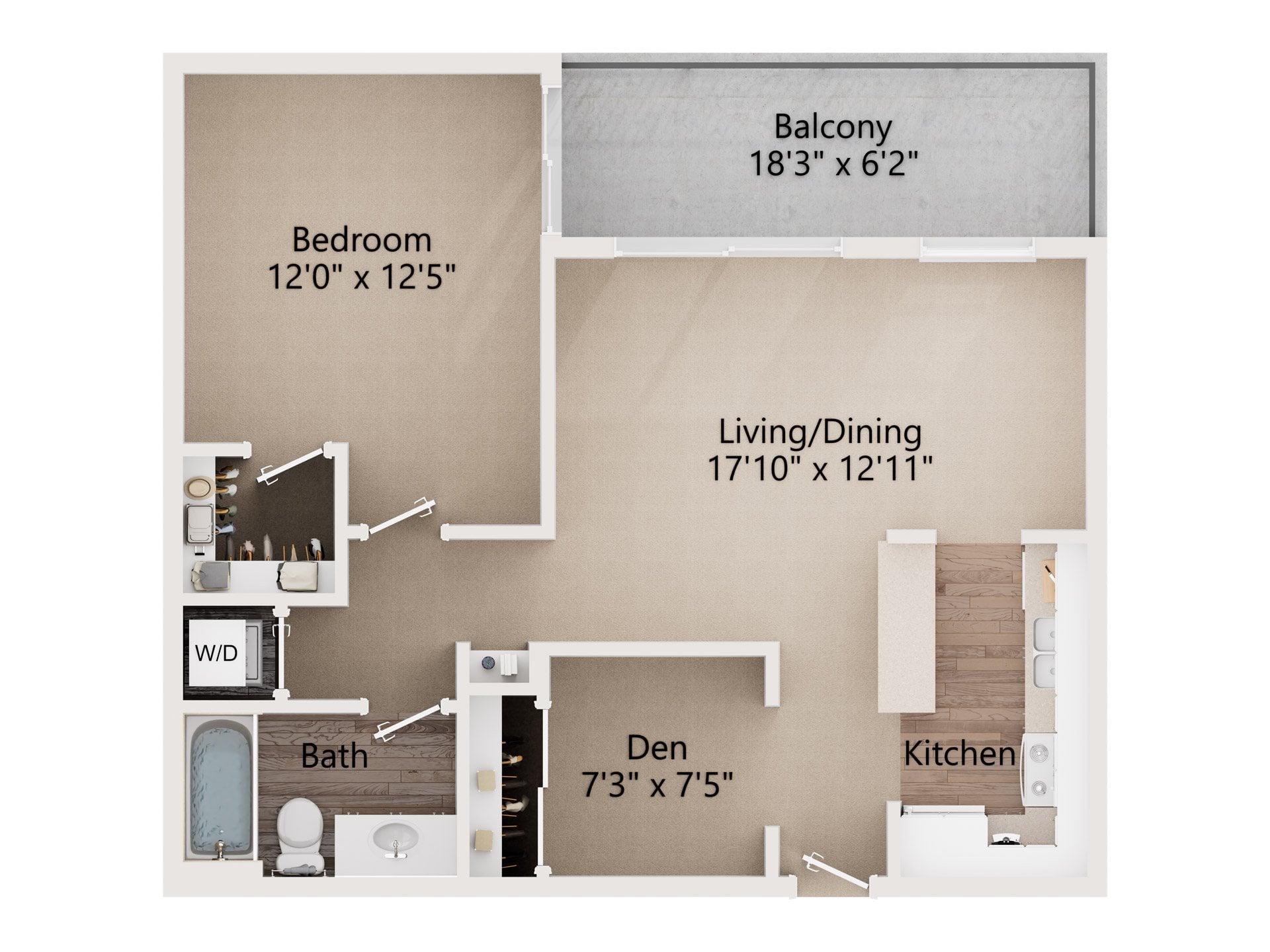 Balboa 2 Renovated floor plan