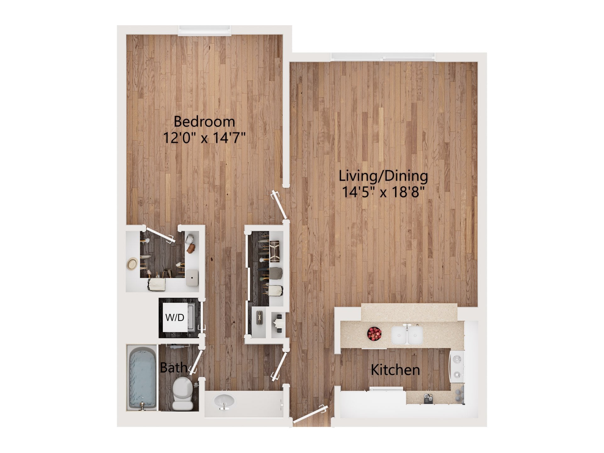 Newport 2 Renovated floor plan