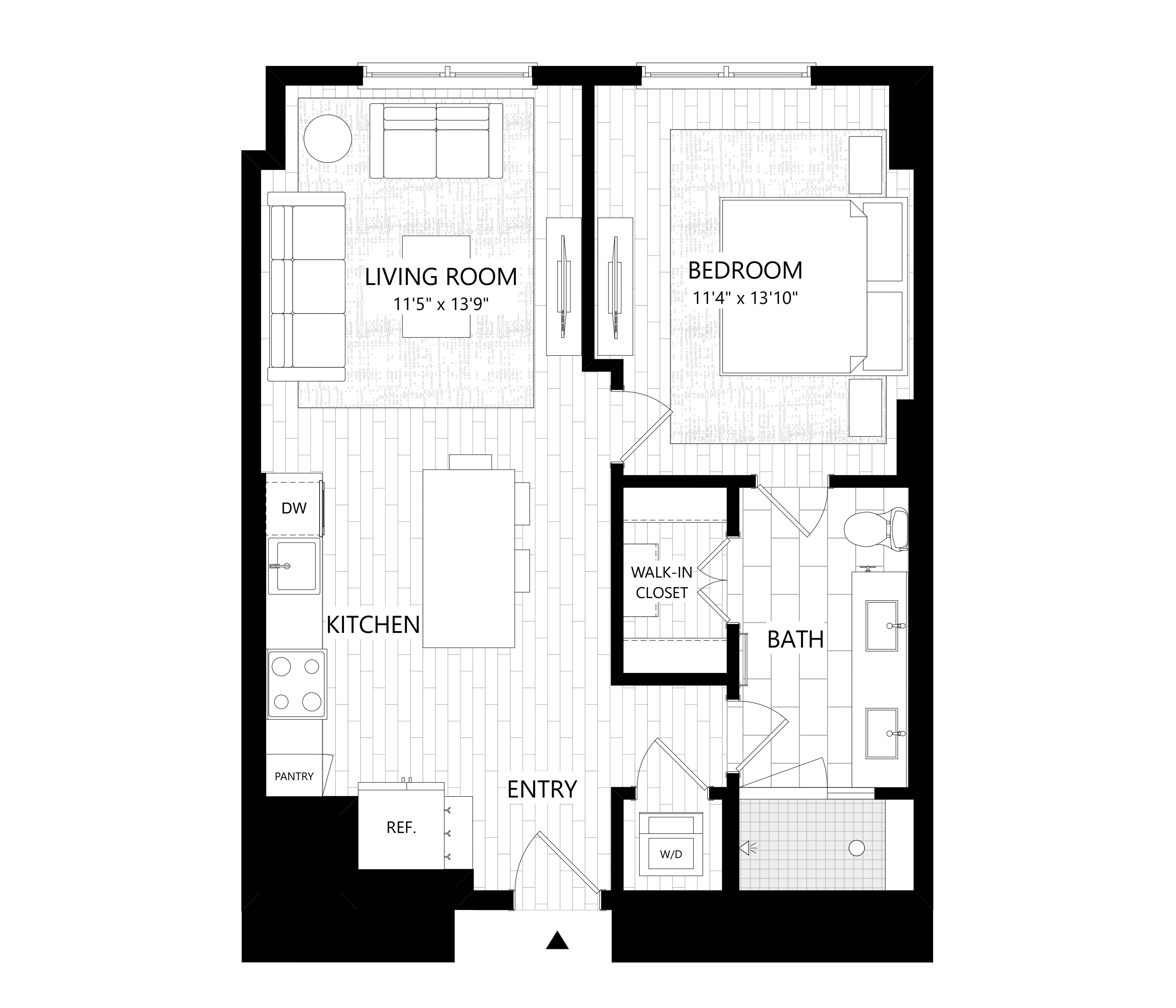 A2 floor plan