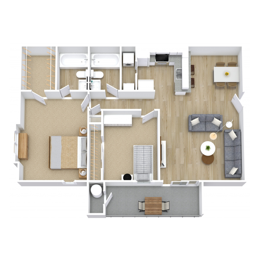 B2 floor plan