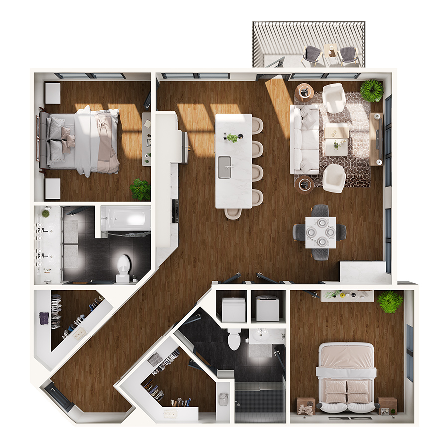 B4.2P floor plan