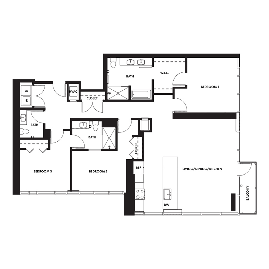 Penthouse 2 floor plan