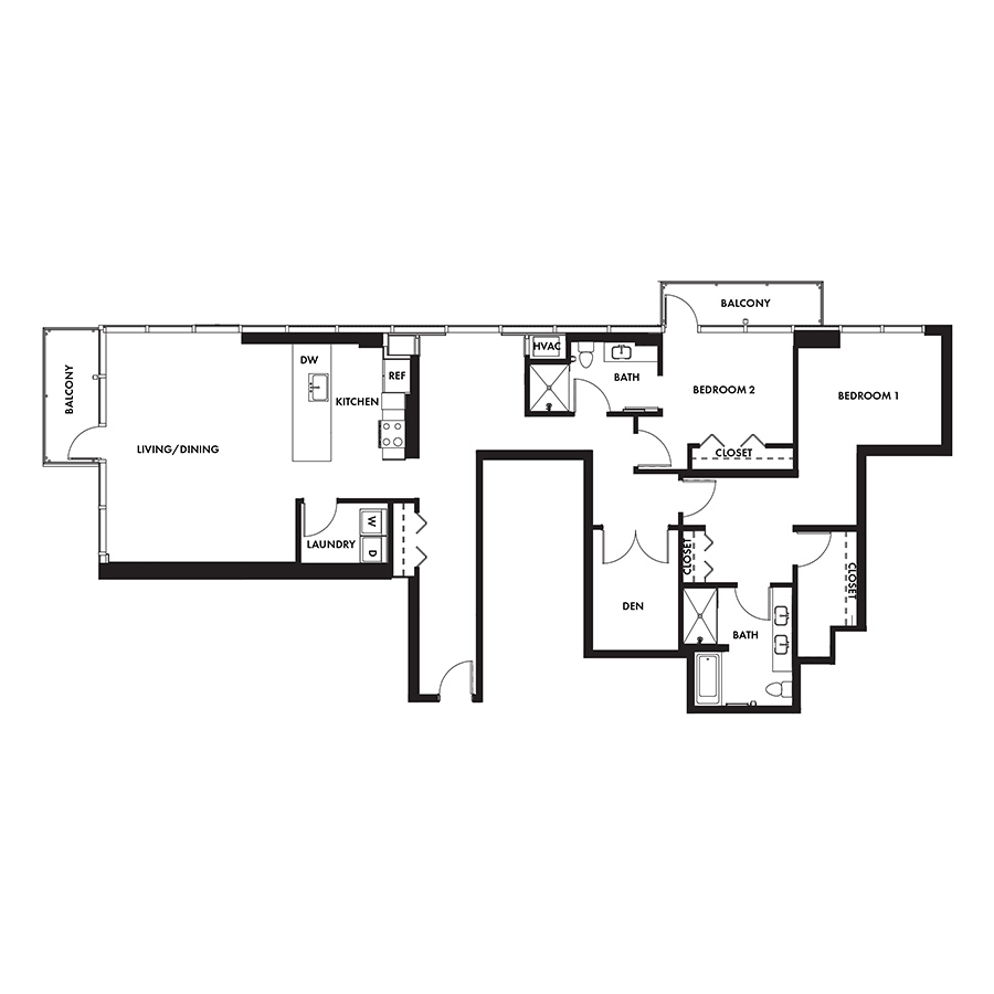 Penthouse 3 floor plan