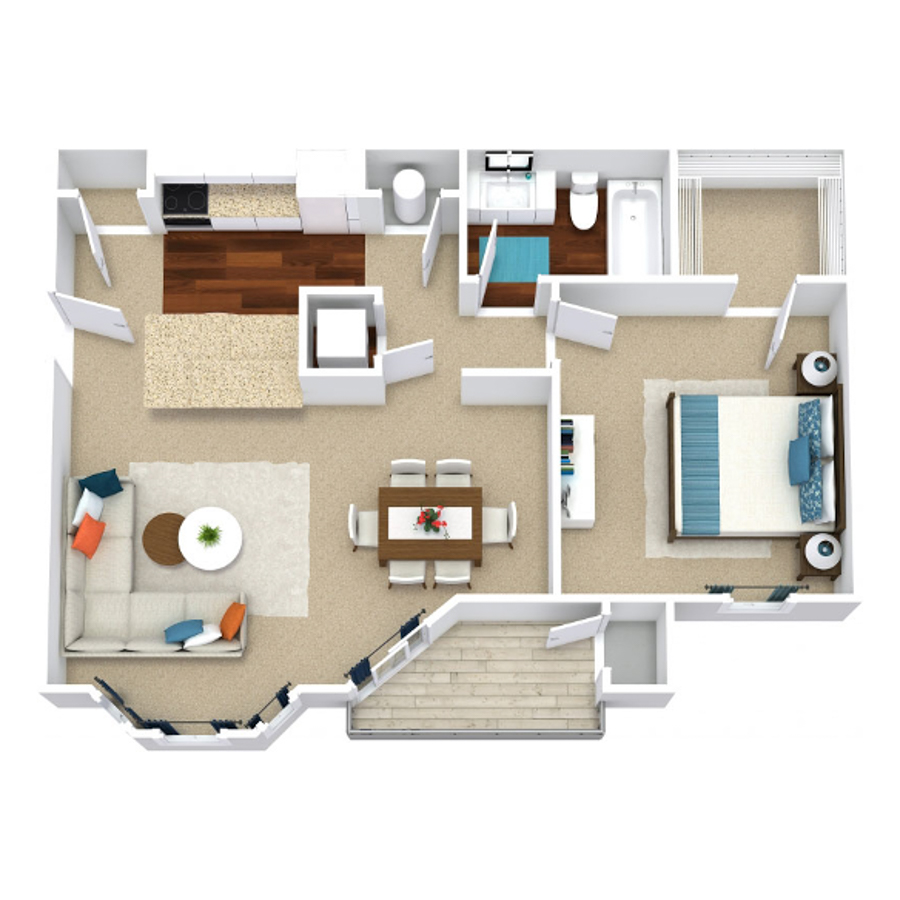 The Lakeway floor plan