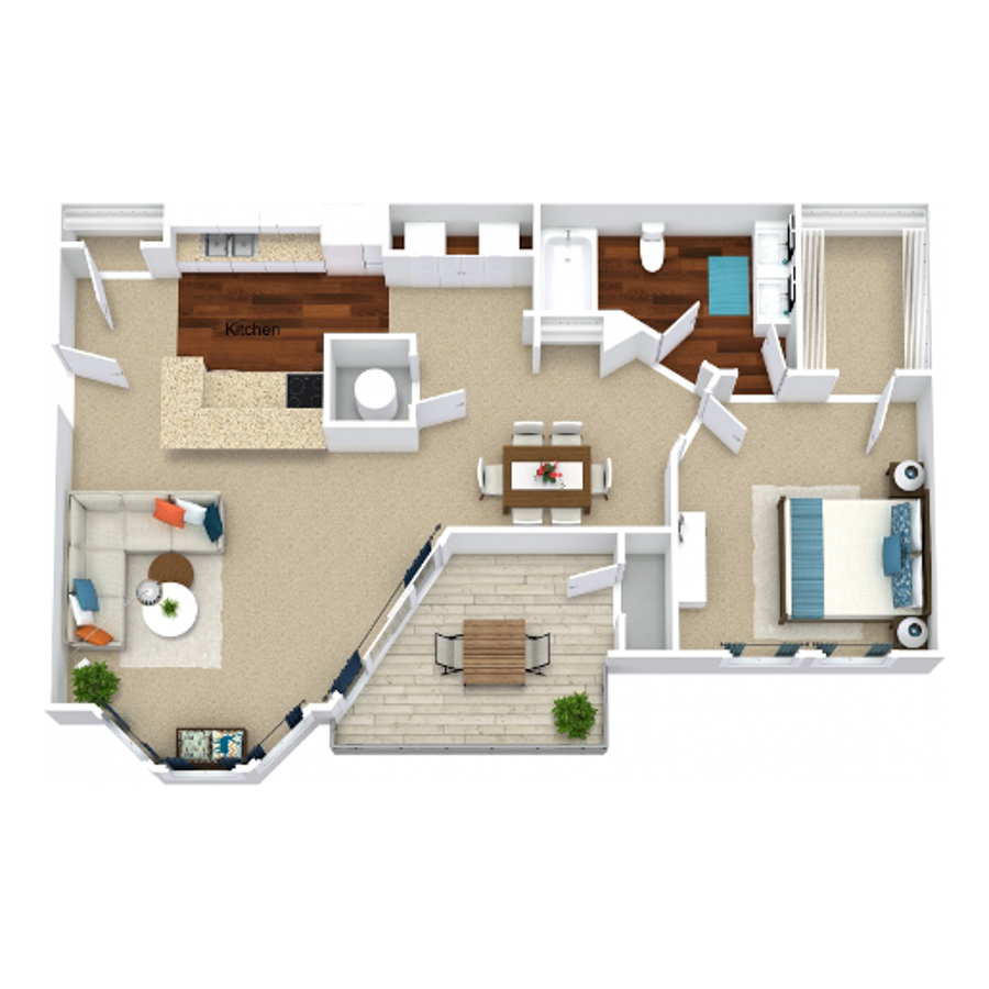 The Riverway floor plan