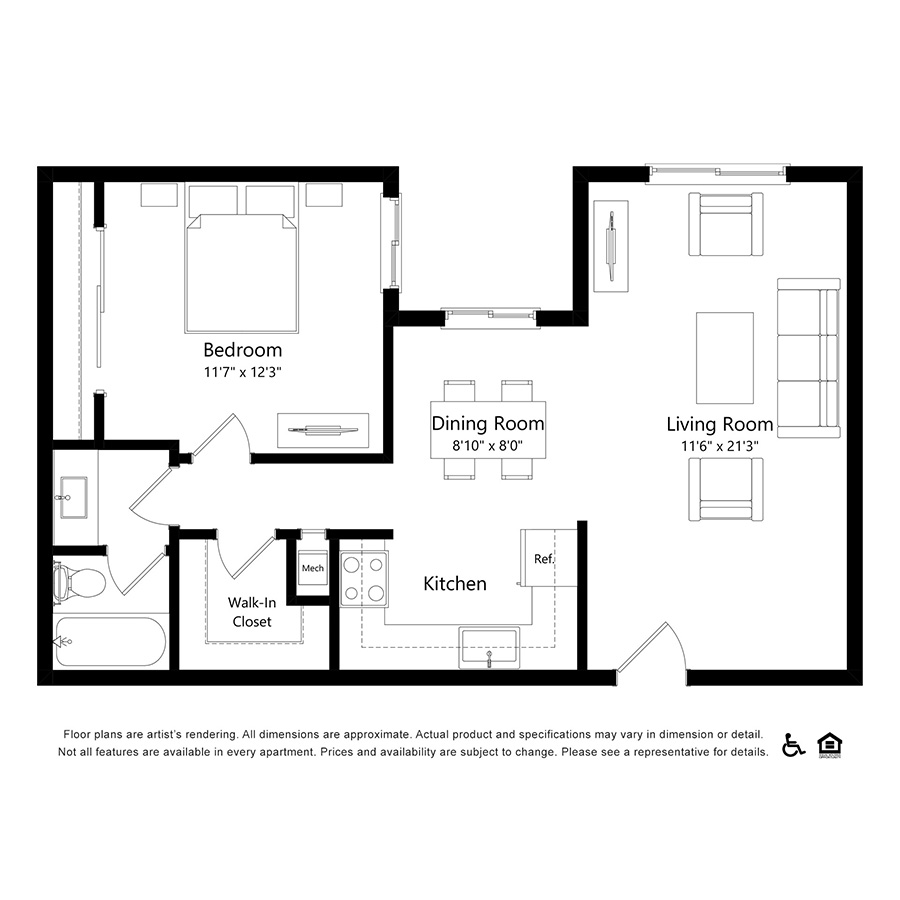 A13-P floor plan