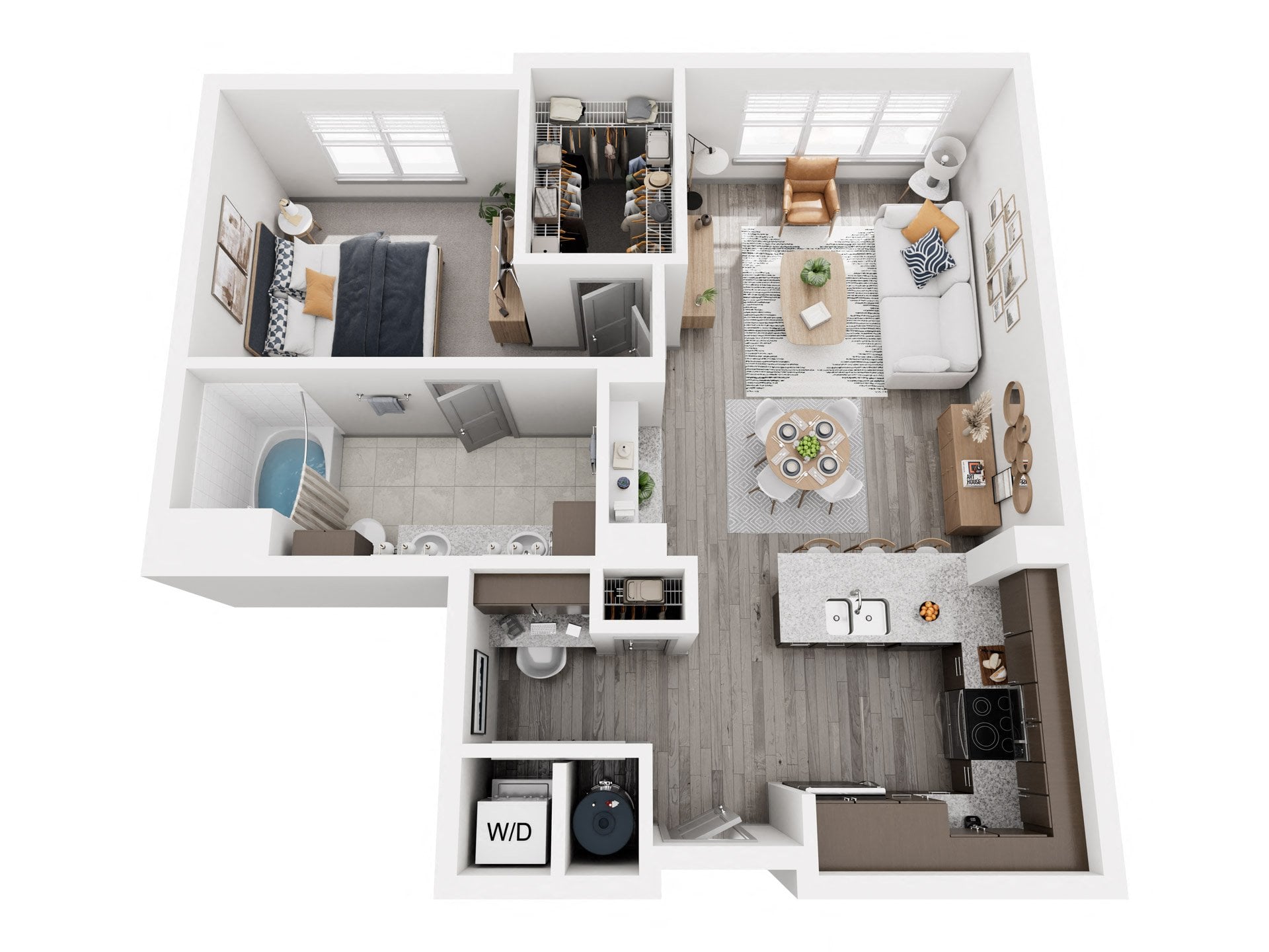 C floor plan