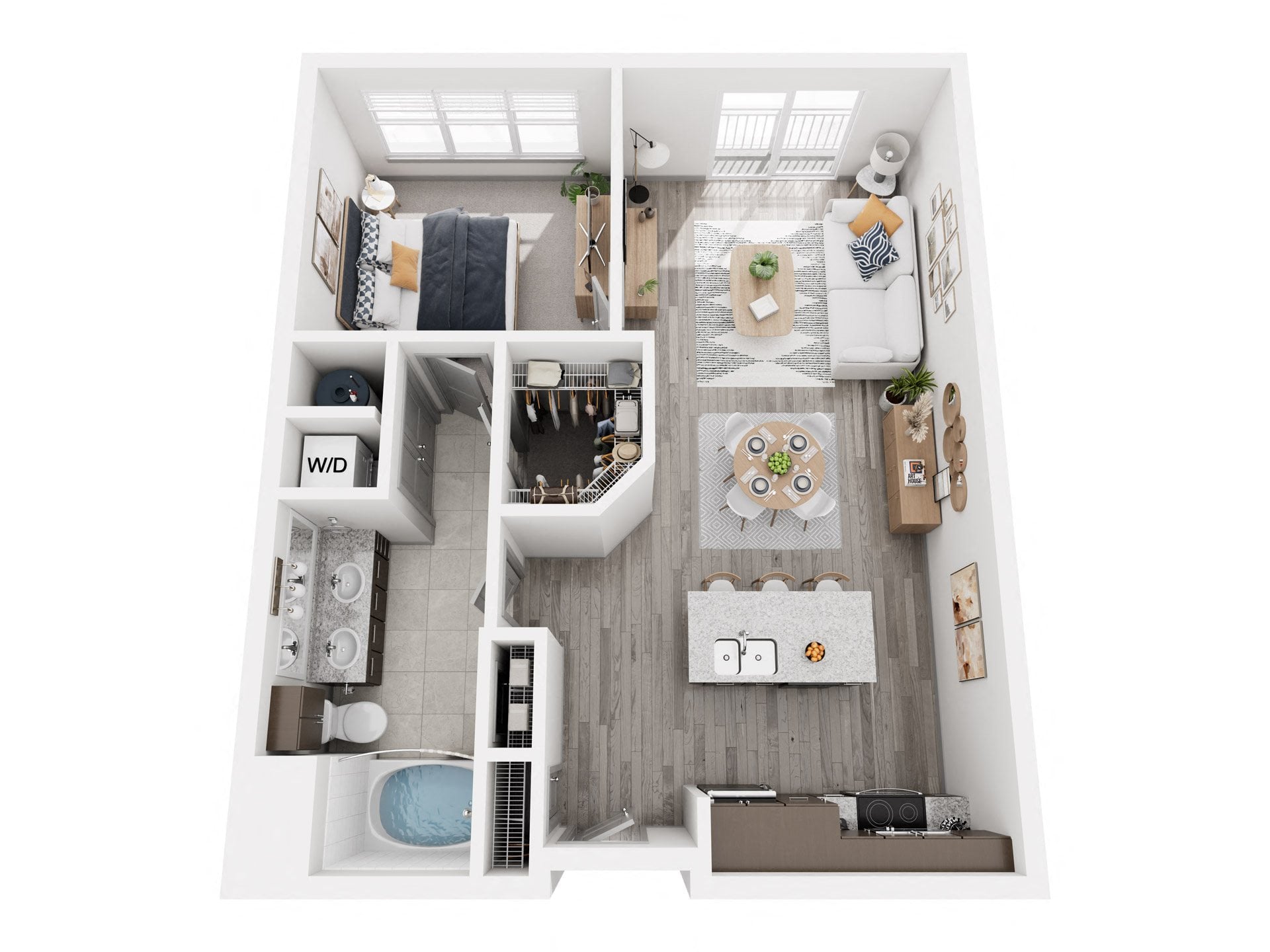B floor plan