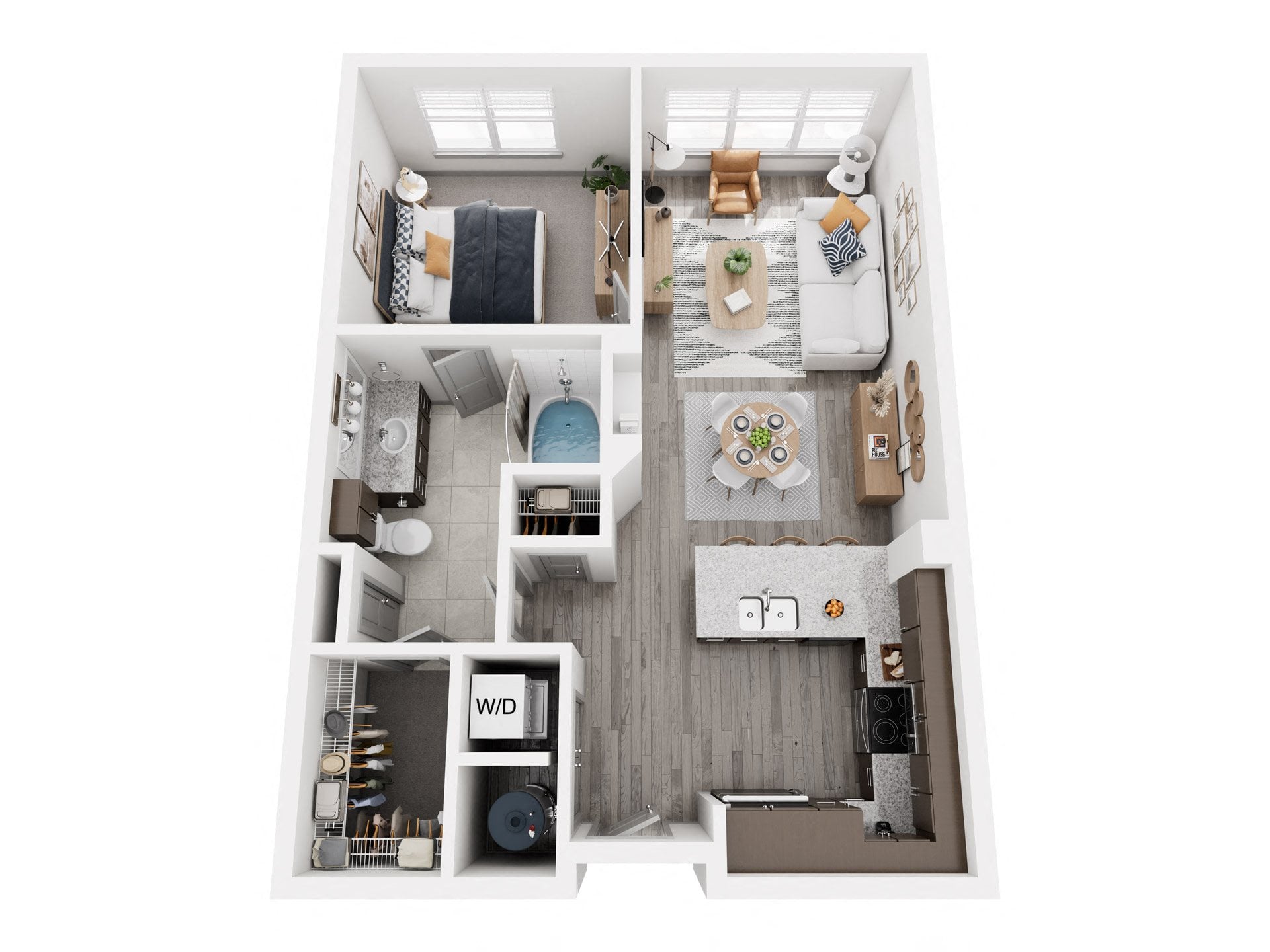 A floor plan