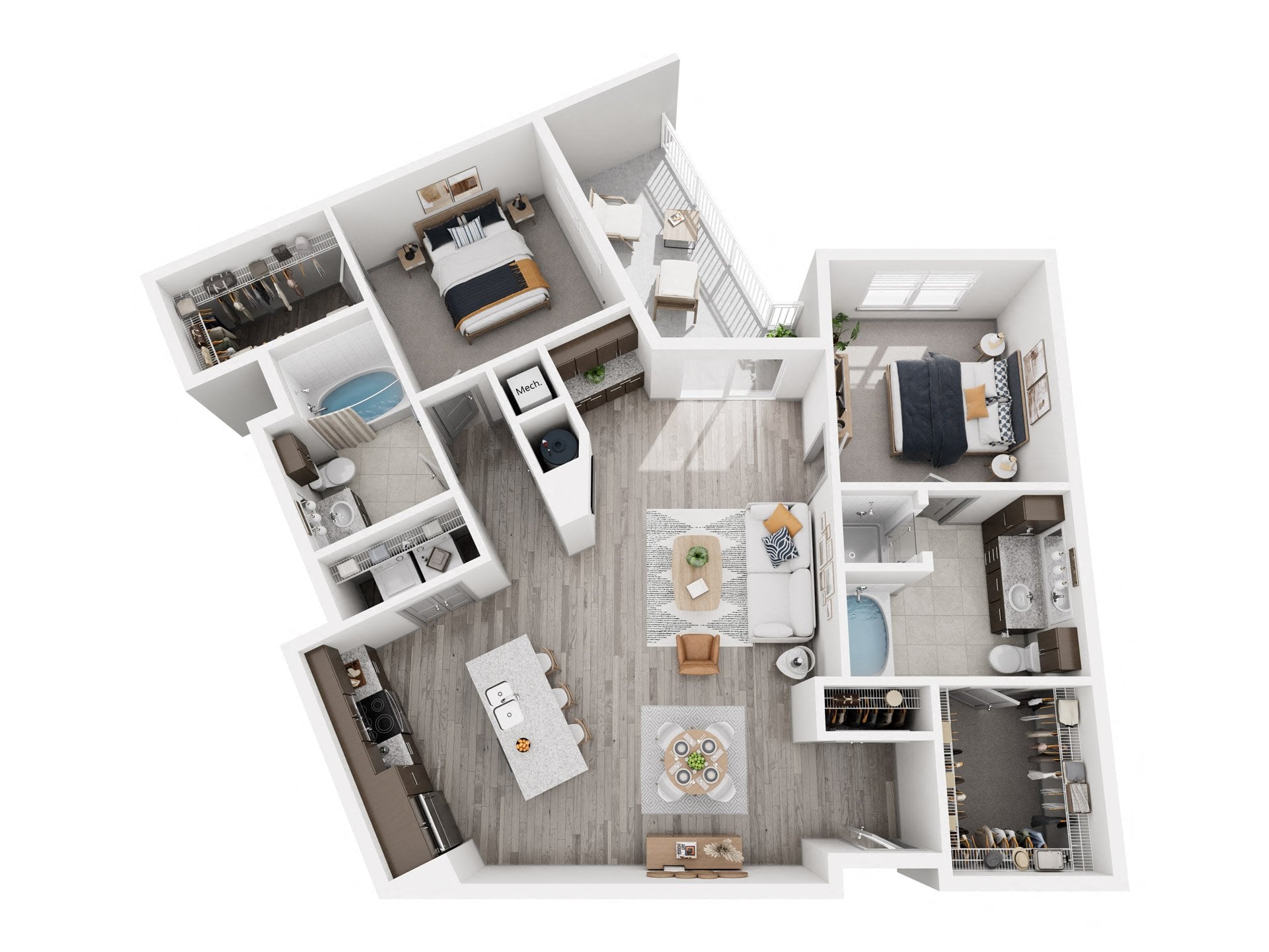 J floor plan