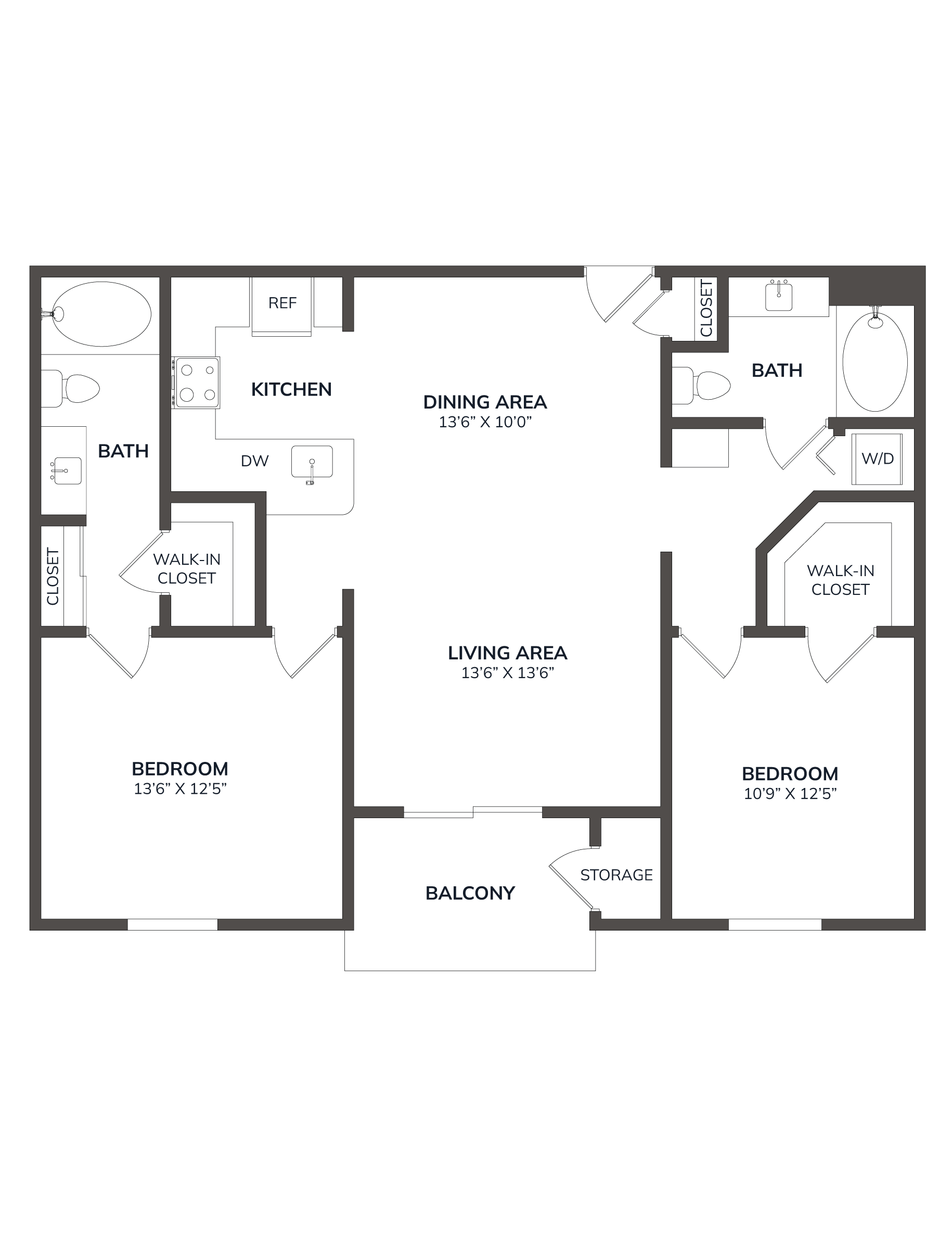 The Georgian floor plan