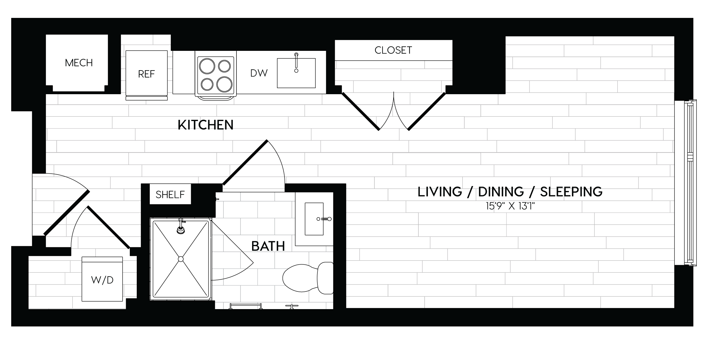 Studio-S1 floor plan