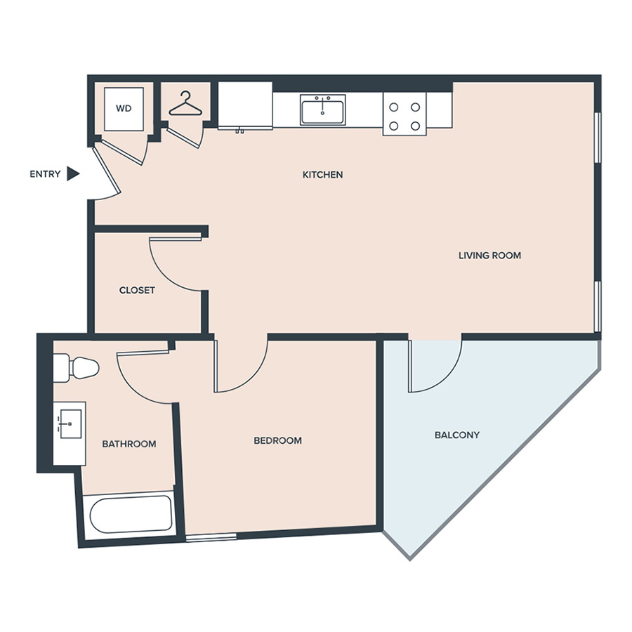 T floor plan