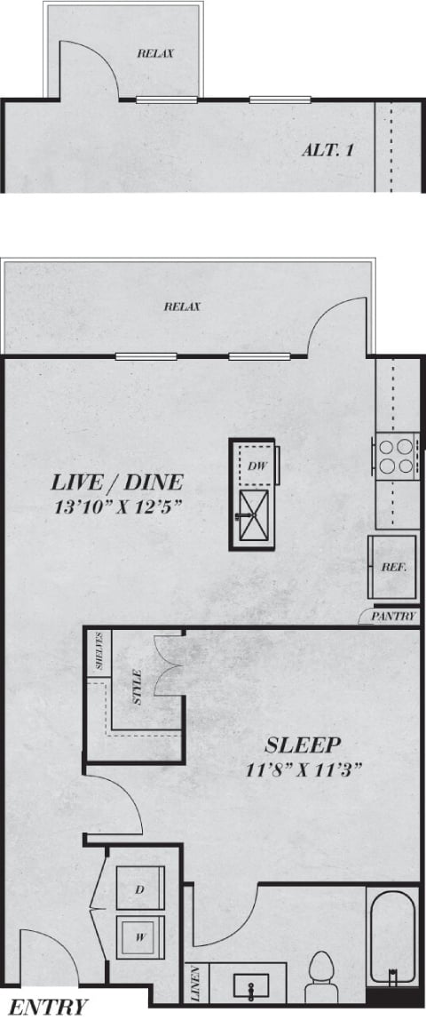 A1.1 floor plan