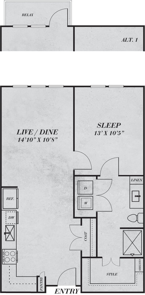 A2 floor plan