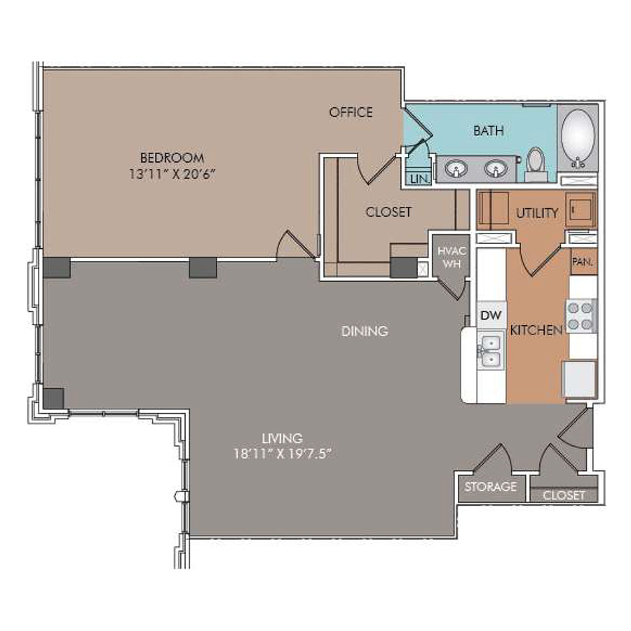 A2 floor plan