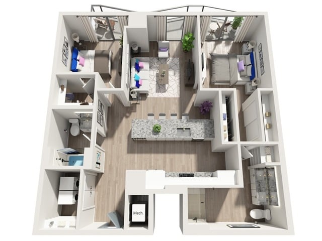 B6PH floor plan