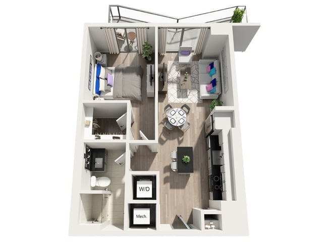 A2 floor plan