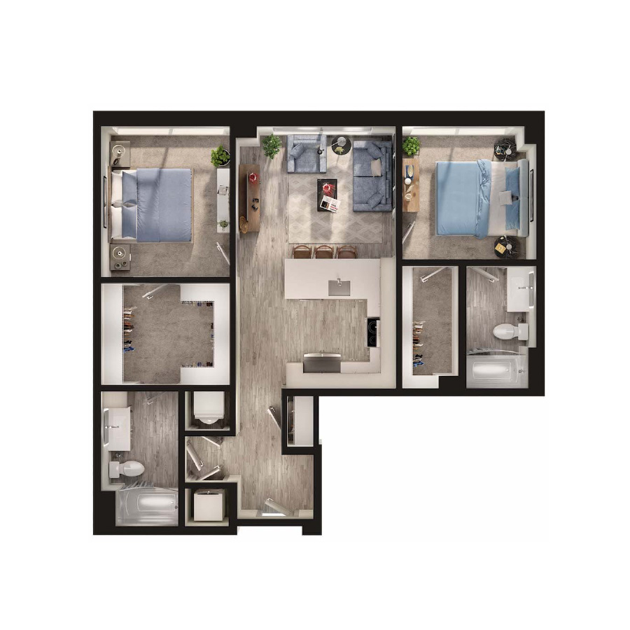 B2 floor plan