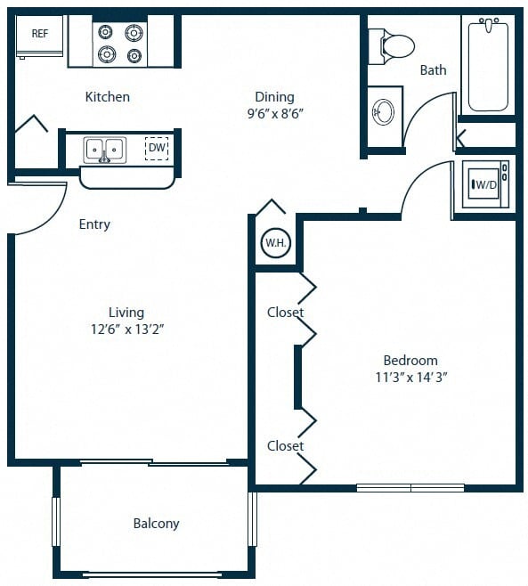 A2 floor plan