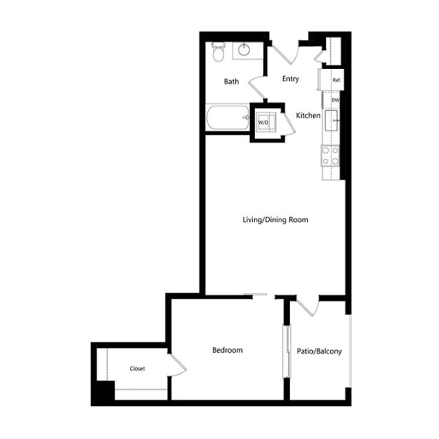 A6 floor plan
