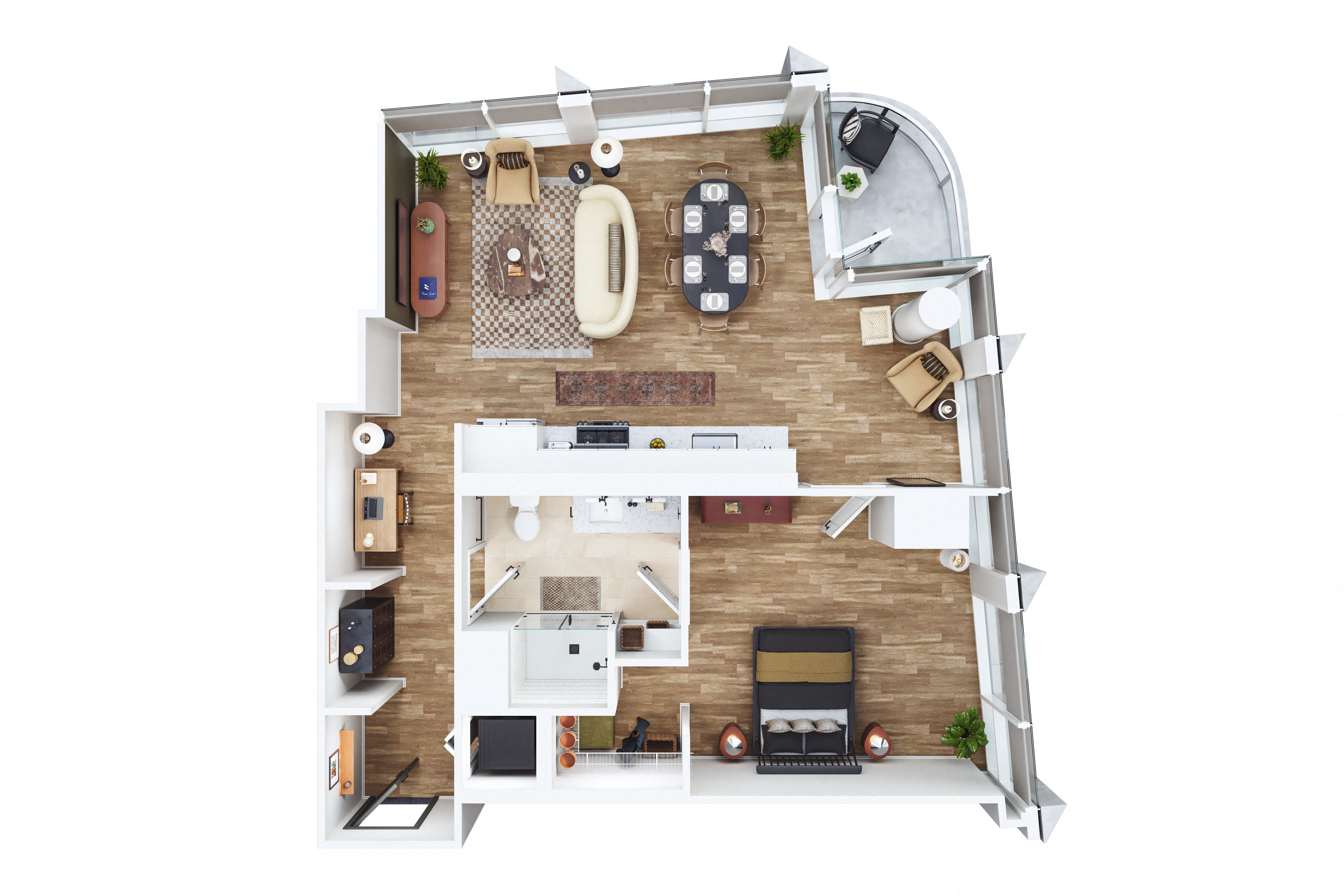 Unit 1305 floor plan