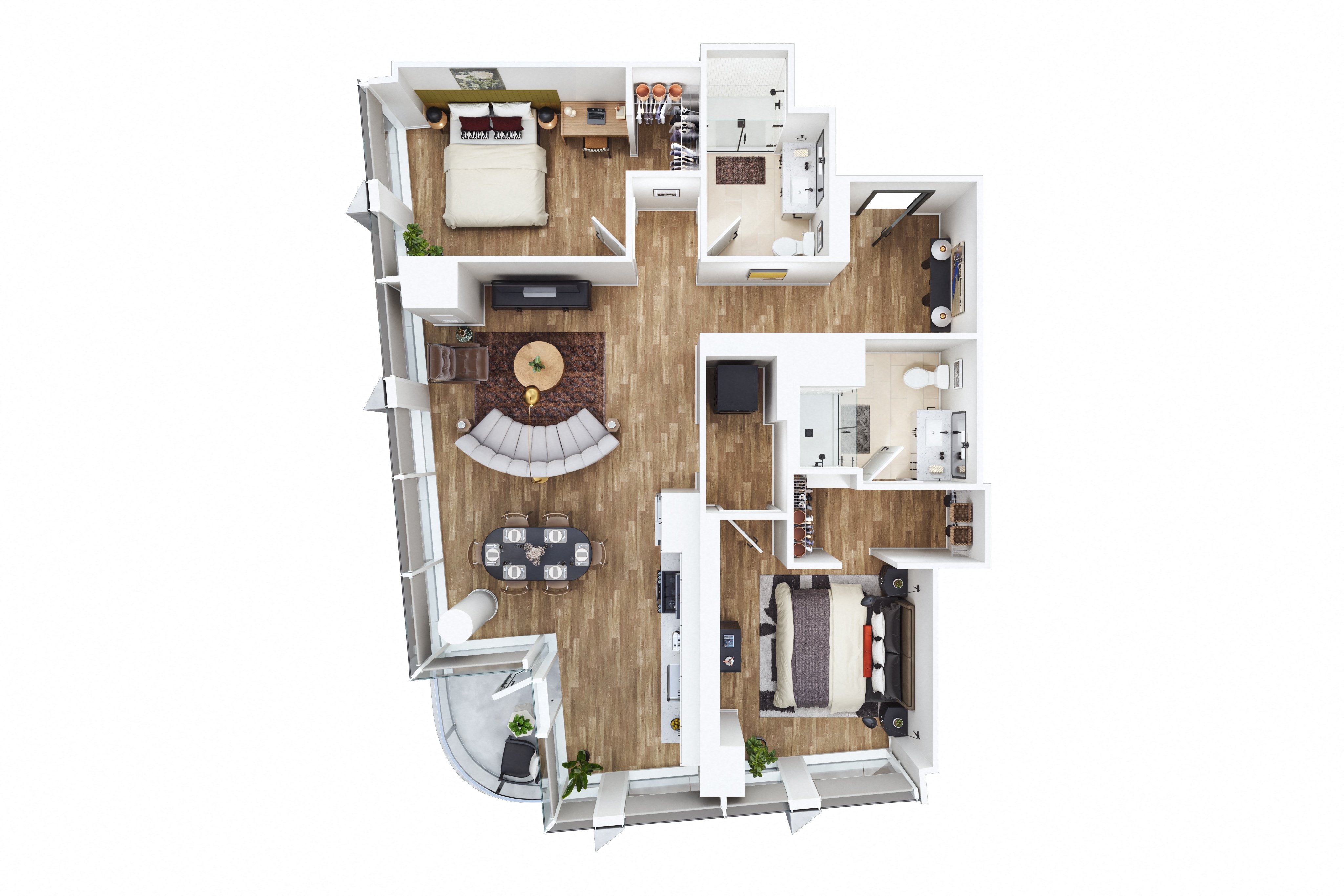 Unit 2512 floor plan